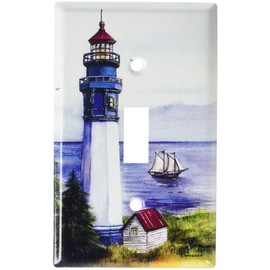 Art Plates - Lighthouse Switch Plate - Single Toggle
