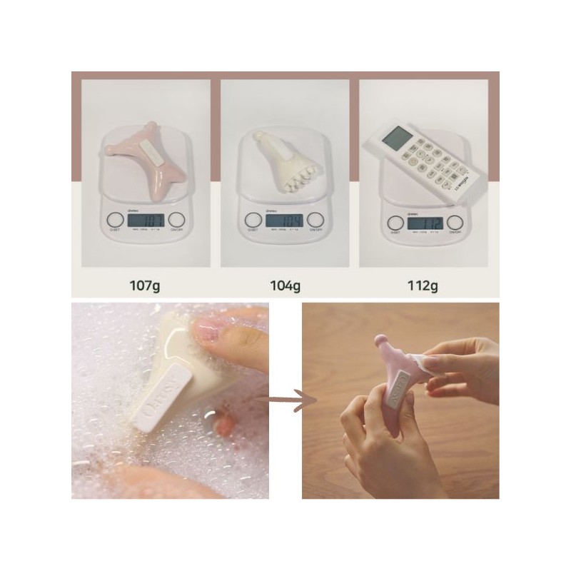 OROSY Ceramic Mini Gua Sha Therapy 1ea, Type:Mini Therapy+Light Set