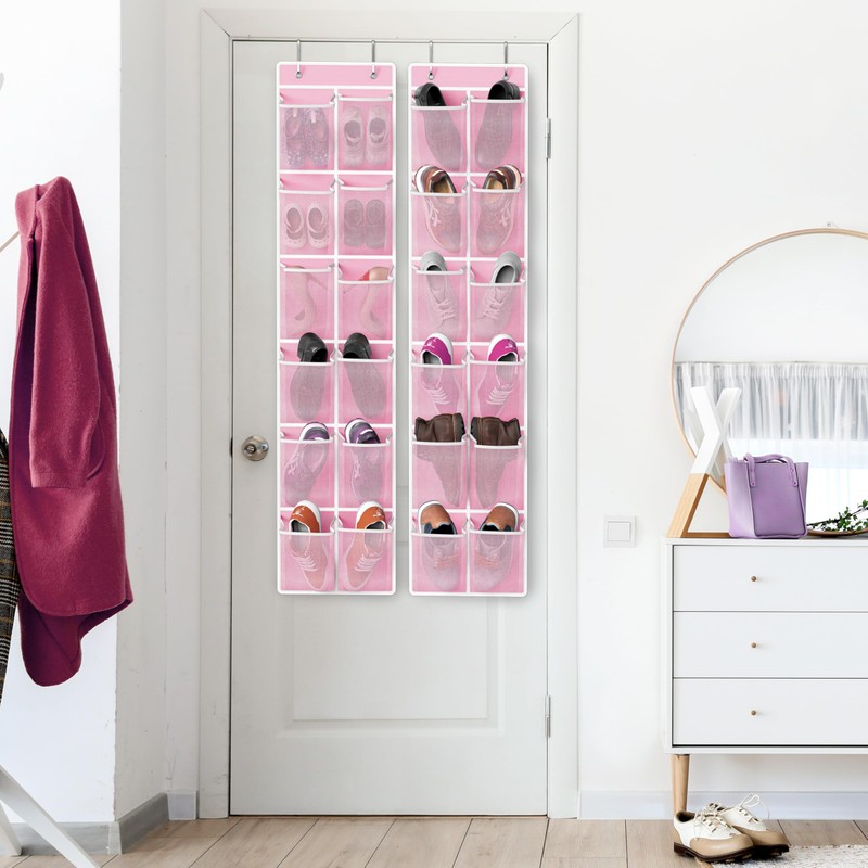 Simple Houseware 12 Pockets Large Over Door Shoe Organizer, 2