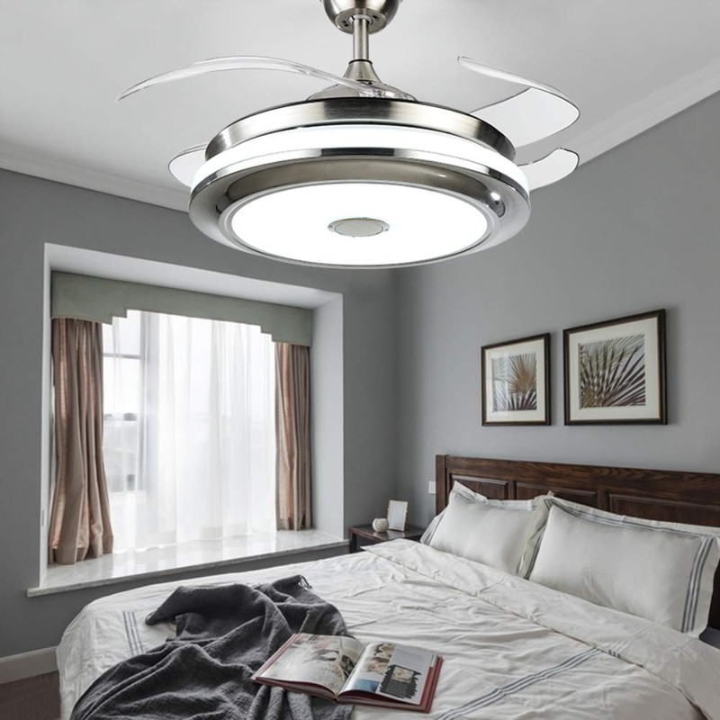 A Million 36” Modern Ceiling Fan Light with Smart Bluetooth