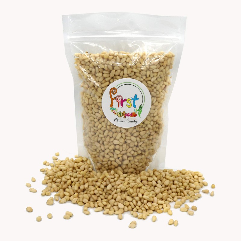 FirstChoiceCandy Raw Pine Nuts Bulk Bag 1 LB