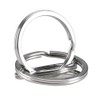 100 Pack Small Keyring Rings Hoops, 20mm /0.79 Inch Silver