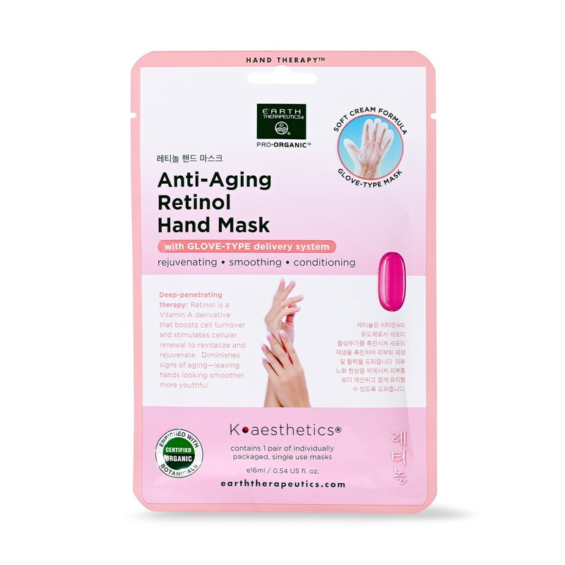 Earth Therapeutics Retinol Hand Mask 2 Pack