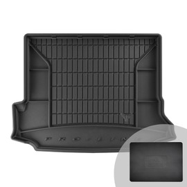 FROGUM ProLine 3D Rubber Mat Exclusive Car Boot Mat Boot Liner for Volvo V60 I 2010-2018 Comfortable Organiser Highest Edges