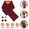 Unisex Electric Heated Winter Scarf USB Heating Neck Wrap Shawl