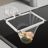 Triangle Corner Strong Suction Cup Drainer Net Holder Floating Garbage
