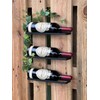 DanDiBo Wine Holder Metal Black Set of 3 Wine Rack