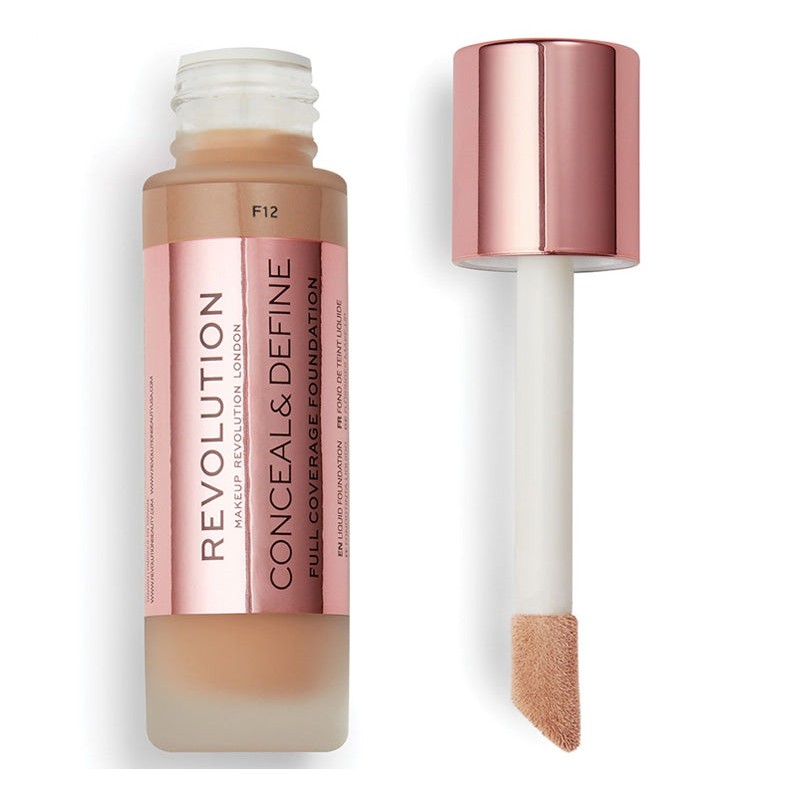 MAKEUP REVOLUTION CONCEAL AND DEFINE FOUNDATION - F12, CDF12 #20892