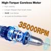 Professional Nail Drill Machine, 2-in-1 AZ GOGO 35000RPM Rechargeable Portable