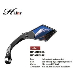 Hafny HF-MR085R 360º Adjustable Bicycle Handlebar Grip Rearview Mirror - Right