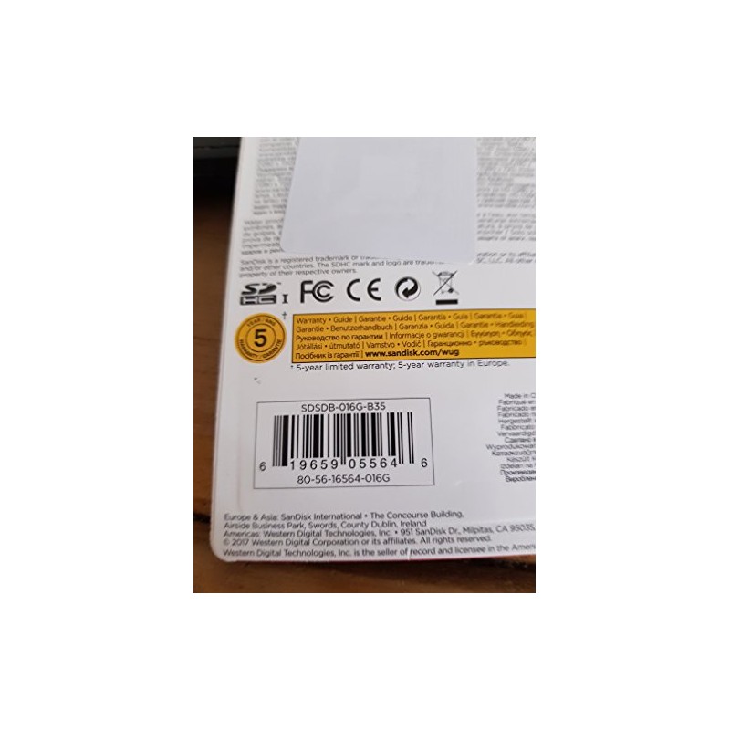 SanDisk 16GB Class 4 SDHC Flash Memory Card - Retail