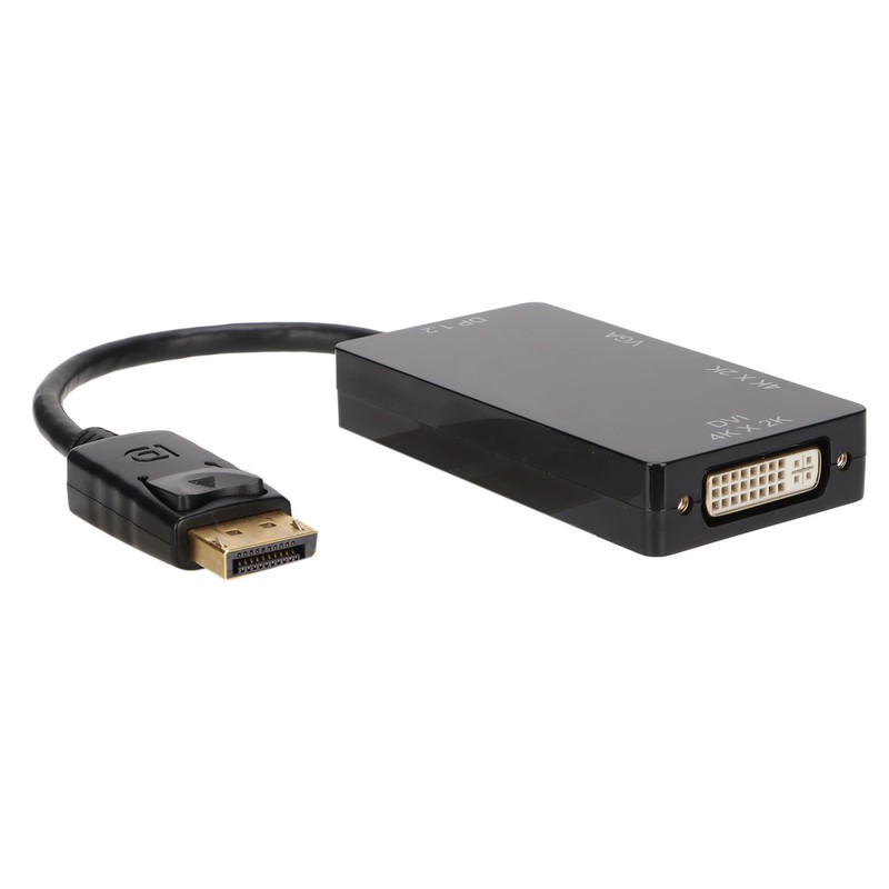 DisplayPort to VGA Video Adapter 3 in 1 Portable DP