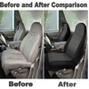 runfider 2Pcs 60/40 Cloth High Back Bench Seat Cover Fit