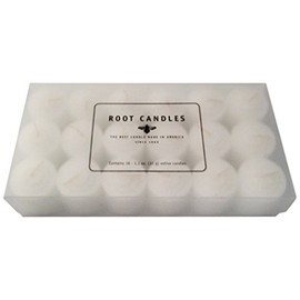 Root Candles Fragrance Free Votive Candles Premium 10-Hour Votives Handcrafted Beeswax Blend Candle, 18-Count, Unscented