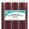 Home Brew Ohio Burgundy PVC Shrink Capsules 100 count