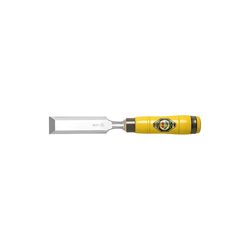 Kirschen 1205022 Carpenters Chisel with Horn Beam Handle, Yellow/Silver, 22