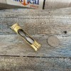 Brass Hourglass Sand Timer - Old Vintage Antique Style -
