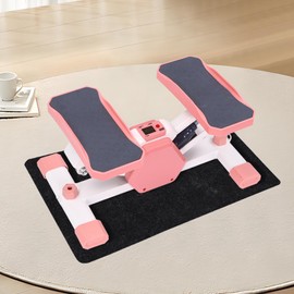 LIAPDG Mini Stepper, Mini Stepper for Exercise Small Stair Stepper with LCD Screen & 2 Resistance Bands for People of Various Ages Max. Load Capacity 150 Kg/ 330.69 Lbs 20 x 12.2 x 9.84 Inches