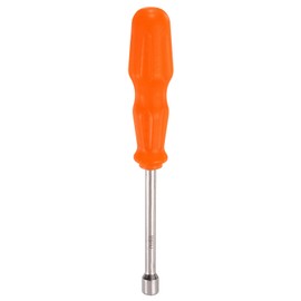 sourcing map Metric Nut Driver 7mm Dia 93mm Shank 6 Point Hex Hexagon Socket Wrench Screwdriver with Non-Slip Handle for Tightening and Loosening Fasteners