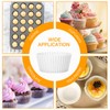 1000 Pcs White Mini Cupcake Liners, Greaseproof Small Muffin Liners