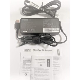 Lenovo 90W Slim Tip Ac Adapter ( 0B46994, ADLX90NLC2A, Original Packaging ) USA 2 Pin Power Cord Included , Black.