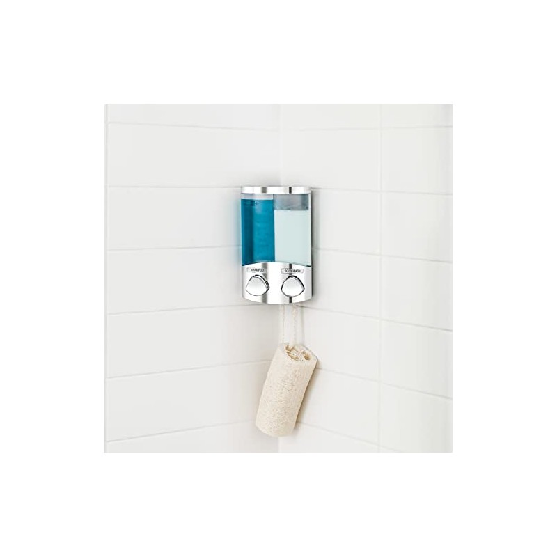 Better Living Duo Shower Dispenser 2 Chamber, Wall Mount Shower