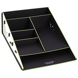 Five Star 2 Pocket Folder, Customizable Cover, Folder with Pockets, Fits 3 Ring Binder, Plastic, Black, Red, Green, Blue, 4 Pack (38098)