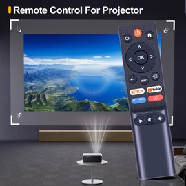 GOUYESHO Nue Ersatz Fernbedienung Kompatibel mit VISSPL Smart Beamer H10