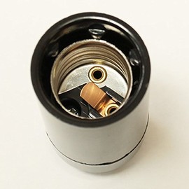 Asahi E17 Socket Type 1 Black for E17 Base
