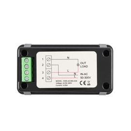 JESSINIE AC Voltage Current Meter, Voltage Monitor Tester 0-20A AC50-300V Voltage Current Power Electric Energy - Electrical Multi Tester LCD Digital Display KWH Reader