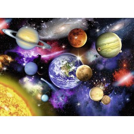 Ravensburger -Solar System - 300 Piece Jigsaw Puzzle for Kids – Every Piece is Unique, Pieces Fit Together Perfectly