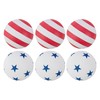 STIGA 6 Pack Stars/Stripes Ping Pong Balls - 40mm ITTF