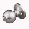EZ-FLO 57840 Reversible Privacy Door Ball Handle Lockset, Satin Nickel