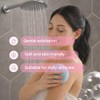 4 Pack Exfoliating Bath Sponges – Double-Sided Body Shower Scrubber