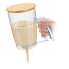 Tescoma Delicia Dough Scoop, Plastic, White/Transparent/Yellow, 17 x 11.8 x