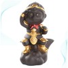 LABRIMP Monkey Tea Pet Craft Monkey Craft Monkey Desktop Ornament