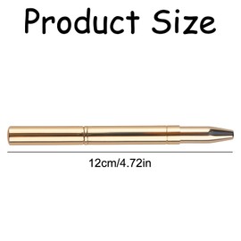 Luckious Retractable Double-Ended Lip Brush - Versatile Concealer and Lipstick Applicator with Cap - Portable Mini Lip Brush for Women's Makeup Bags and Vanity(Golden)