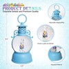 Easter Snow Globe, 9.4" Bunny Snow Lanterns with 6Hr Timer,