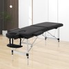 RROCOSIA Massage Table, 73 Inch Height Adjustable 2 Fold Aluminium