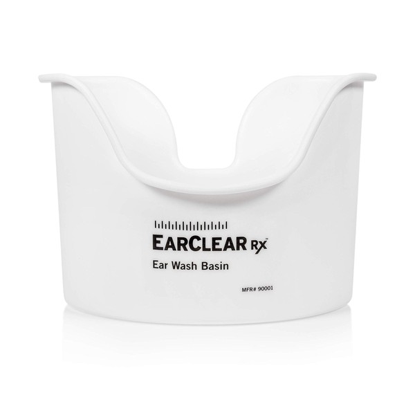 EarClear Rx Ear Wash and Ear Cleaning Basin, Clean Solution to Flush out Ear wax - Physician Preferred