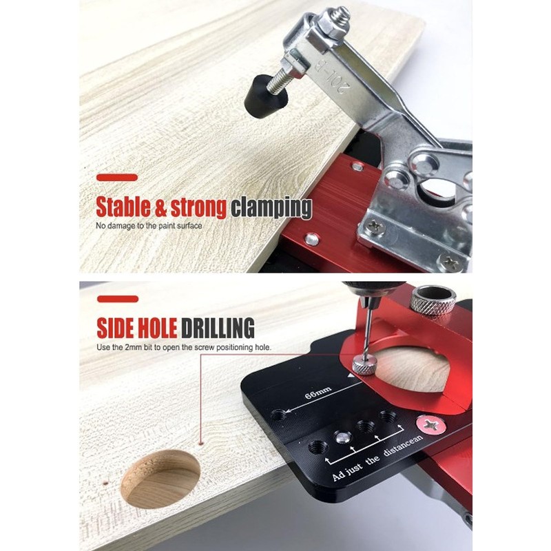 35MM Concealed Hinge Jig, Concealed Positioning Hinge Hole Punch, Hinge