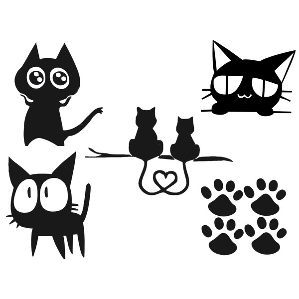 XP Design Cat Cat Cat Car Sticker Decal Sticker for