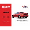 Toyota MR2 89- Owners Handbook