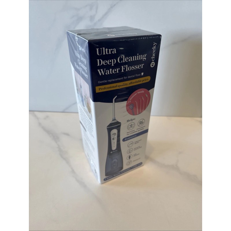 Cheeky Cordless Ultra Deep Cleaning Water Flosser 5 Floss Heads