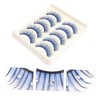 Baluue 25pairs Rhinestone Fake Eyelash Extensions for Festivals and Cosplay