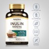 Lingtoolator Inulin Capsules 1000 mg 100 Count Low Glycemic Index