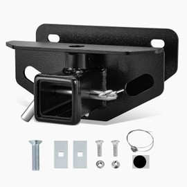 Auto Dynasty Class 3 Trailer Hitch, 2 Inch Receiver Compatible with 2003-2024 Dodge Ram 1500 Classic 2500 3500, Non Factory Receiver, Powdercoated Gloss Black