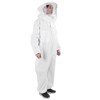OnePiece Beekeeping Suit Protective Clothes with Dual Zippers Beekeeping Supplies