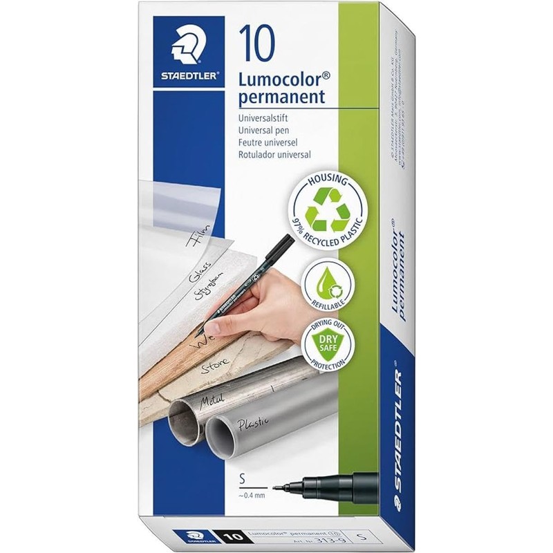 Staedtler Lumocolor Fine Pens for Overhead Projection and Almost All