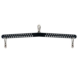 KORIKAHM Multi-Grip LAT Pull Down Bar for Home Gym Fitness, Spreader Plate LAT Pulldown Attachments for Pulley System Cable Machine, Double to Single Cable Attachment Exercise Handle